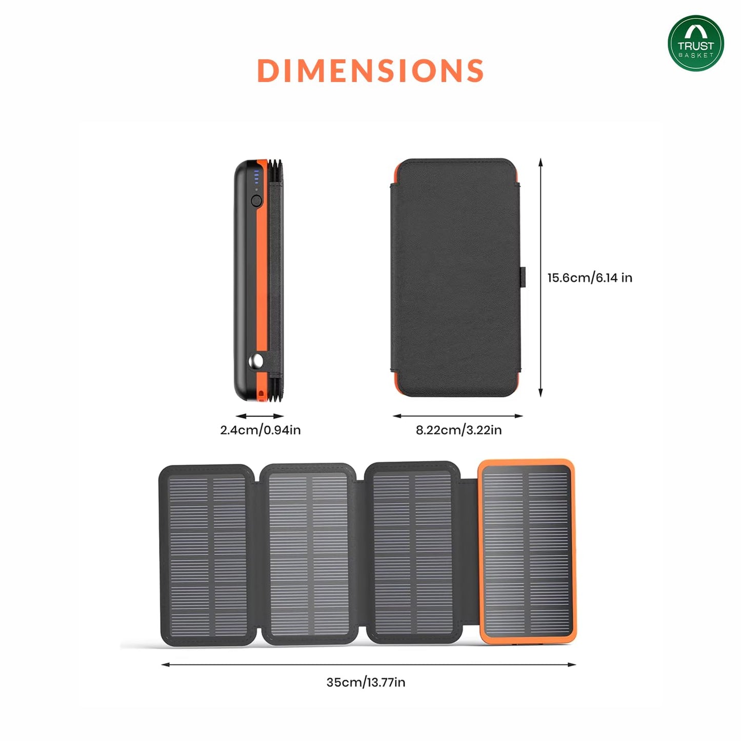 Solar Power Bank 20000mAh